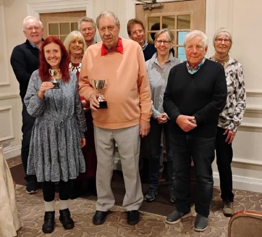 Group photo of winners of writing compeitition