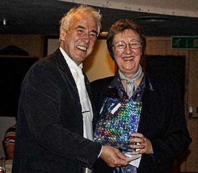 Dec Cluskey and Jill Rutherford award prize